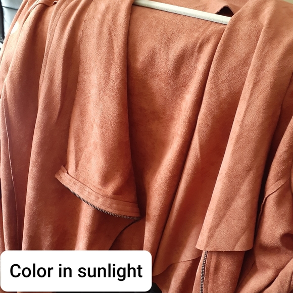 SOLD - Faux suede boutique brand jacket - Picture 7 of 8